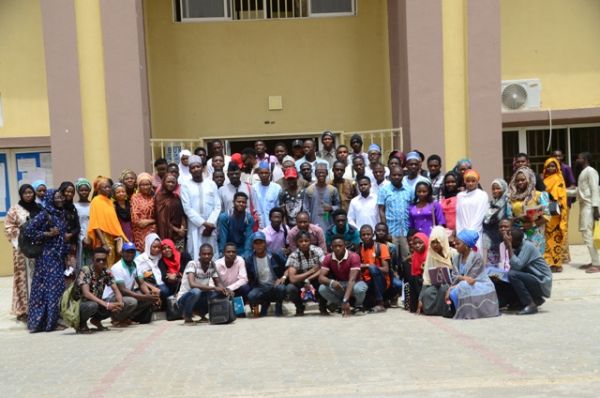 •Students of Information and Media Studies (Social Media) of Bayero University after Guest Lecture
