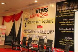 IMAGES OF 7TH NEWS EXPRESS ANNIVERSARY LECTURE.