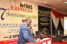 IMAGES OF 7TH NEWS EXPRESS ANNIVERSARY LECTURE.