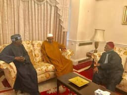 Buhari sicklooking, Tinubu L, Akande R.