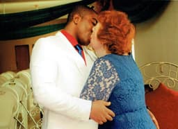 CJ Nwachukwu kissing Angela.