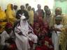 Sadiya Sanusi, wife of Central Bank of Nigeria (CBN) Governor, Mallam Sanusi Lamido Sanusi, the Dan Majen Kano, was on Sunday, Aug. 11, 2013, turbanned Giwar Dan Majen Kano by her husband. Photo shows the Sanusi family after the turbanning ceremony.