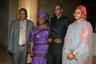 L-R:Nigerian Ambassador to the US, Prof. Adebowale Adefuye, Coordinating Minister for the Economy /Minister of Finance, Dr. Ngozi Okonjo-Iweala, Gov Sanusi and his wife, shortly after Sanusi received the award of Africa Central Bank Governor of the Year from Emerging Markets Magazine, on Oct. 12, 2013 in Washington DC, USA.