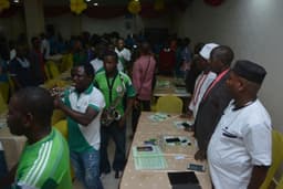 Photo shows those on high table, crowd and supporters club at the just concluded Nigerian Award For Sporting Excellence, held on Saturday night, December 2, at Airport Hotel, Ikeja, Lagos.