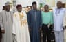 L-R: Secretary to the Kwara State Government, Alhaji Isiaka Gold; Resident Electoral Commissioner, kwara state, Mall. Attahiru Madami; Kwara State Governor, Dr Abdulfatah Ahmed; Kwara State Head of Service, Mrs Susan Oluwole and Administrative Secretary of INEC, Mr Boris Mathins during courtesy visit to the Governor at Government House, Ilorin, on Tuesday, Sept. 4, 2018.