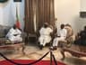 L-R: Govs Abdul'aziz Yari (Zamfara);  Ifeanyi Okowa (Delta); Rochas Okorocha (Imo) and Simon Lalong (Plateau) at Government House, Jos  on a condolence visit to the government and people of Plateau State on Thursday, June 28, 2018. 