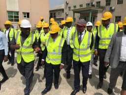 Group Managing Director Nigeria National Petroleum Corporation (NNPC) Dr. Maikanti Baru, on Friday, April 26, 2019, toured Lee Engineering and Construction Companyâ€™s ultra-modern facilities in Warri, Delta State. With Jim Is the Chairman/Chief Executive Officer, Chief (Dr) Lee Ikpea, and others.


