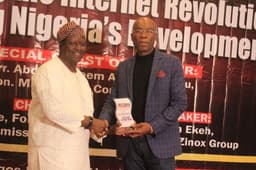 It was a night of fun, glamour and intellectual feast as the Nigerian Online Merit Award (NiOMA) lands with a BANG! The event was held on 13th July 2018 at the Function Suite of Lagos Sheraton Hotel, Ikeja. Photo shows Awardees receiving their various awards.