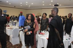 It was a night of fun, glamour and intellectual feast as the Nigerian Online Merit Award (NiOMA) lands with a BANG! The event was held on 13th July 2018 at the Function Suite of Lagos Sheraton Hotel, Ikeja. Photo shows Audience present at the award.