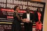 It was a night of fun, glamour and intellectual feast as the Nigerian Online Merit Award (NiOMA) lands with a BANG! The event was held on 13th July 2018 at the Function Suite of Lagos Sheraton Hotel, Ikeja. Photo shows Awardees receiving their various awards.