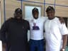 From Left - Alhaji Nasiru Danu (The Dan Amarna of Dutse & Director of Logistics, PMB Campaign Organisation), Olujonwo Obansanjo (son of OBJ) and Festus Keyamo, SAN (Director of Strategic Communications & official Spokesperson of PMB Campaign Headquarters) as they officially received OBJâ€™s son at the President Muhammadu Buhari Campaign Headquarters, on Wednesday, Oct. 17, 2018, in Abuja



