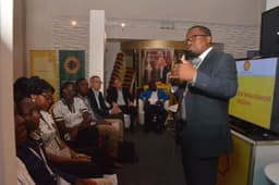 Head of Nigerian Content Development, Shell Nigeria Exploration and Production Company of Nigeria (SNEPCo) Austin Uzoka during a contractor engagement session at the 2015 conference and exhibition of the Society of Petroleum Engineers in Lagos.