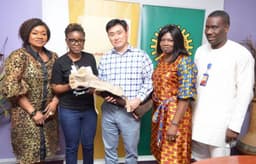 L-R: Delivery Integration Manager, Shell Nigeria Exploration and Production Company (SNEPCo), Yemi Asaolu; Founder, Irede Foundation, Crystal Chigbu; SNEPCoâ€™s Finance Director, John Choi; Clinical Health Adviser, Dr. Olayinka Mosuro; and  Social Performance/Investment Adviser, Hope Nuka, at SNEPCoâ€™s presentation of artificial limbs to amputees of Irede Foundation in Lagosâ€¦ on Friday, Nov. 2, 2018.