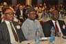 L-R: Chairman, Petroleum Technology Association of Nigeria, Okoroafor Bank-Anthony; Executive Secretary, Nigeria Content Development and Monitoring Board, Simbi Wabote; and Managing Director, Shell Nigeria Exploration and Production Company, Bayo Ojulari, at the opening ceremony of a workshop on Nigeria Content Opportunity in Bonga South West Aparo Deep Offshore Project organised by SNEPCo in Lagosâ€¦ on Wednesday, 7th June, 2017.