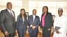 L-R: Angolaâ€™s Ambassador to Nigeria, Dr. E.J Quibato; National Director, Public Debt Management Unit, Angelica Paquete,; Angolaâ€™s Minister of Finance, Amando Manuel; Nigeriaâ€™s Finance Minister, Mrs. Kemi Adeosun and Director, International Economic Relations, Mr. Haruna Muhammed, during the visit of the Angolan delegation to Mrs Adeosun, in Abujaâ€¦on Tuesday.