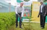 From left: Vice President Shell Nigeria and Gabon, Peter Costello, and Managing Director, Shell Nigeria Exploration and Production Company Limited (SNEPCo), Bayo Ojulari, plant a tree at the Marina area of Lagos in commemoration of World Environment Day on June 5.


