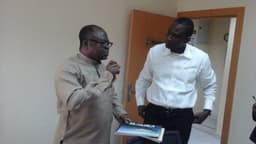 Isaac Umunna stresses point to Kudo Eresia-Eke, Ph.D.