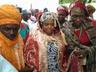 Sadiya Sanusi, wife of Central Bank of Nigeria (CBN) Governor, Mallam Sanusi Lamido Sanusi, the Dan Majen Kano, was on Sunday, Aug. 11, 2013, turbanned Giwar Dan Majen Kano by her husband. Photo shows Sadiya (middle) after the turbanning.