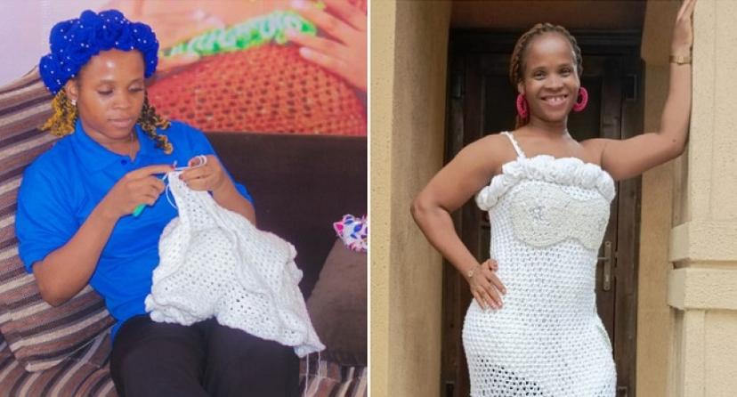 Nigerian woman doubles world record time for longest crocheting marathon