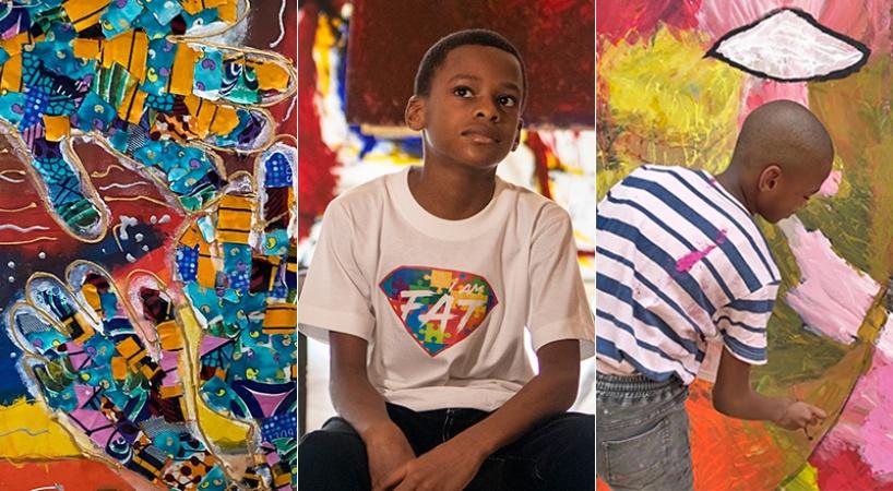 Teenage autistic art prodigy aims to shatter Guinness World Records for largest art canvas to fundraise for autism centre in Abuja