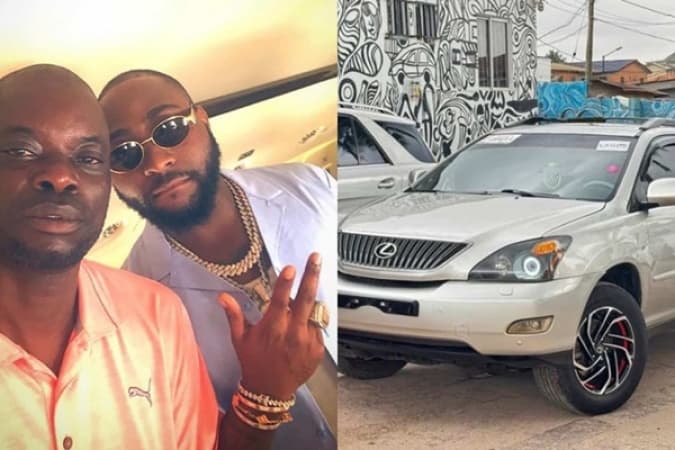 Davido gifts personal driver brand new SUV