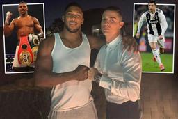 Anthony Joshua reveals how Ronaldo helped his career