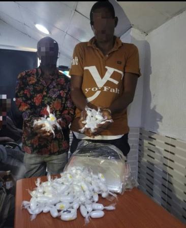 2 in police net for alleged possession of cocaine