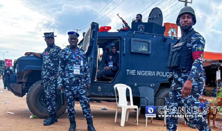 Edo Election: Security beefed up at INEC Collation Centre