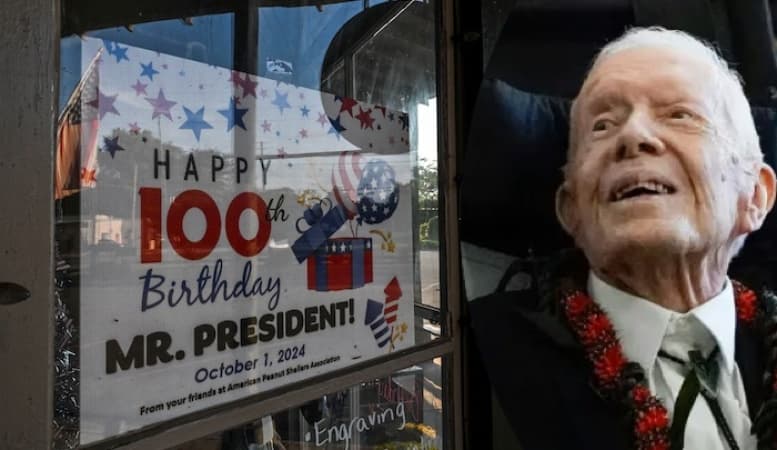 Jimmy Carter becomes first former US President to celebrate 100th birthday 