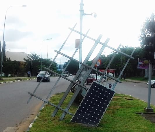 JUST IN: Popular foreign contractor arrested for allegedly vandalising Abuja streetlights