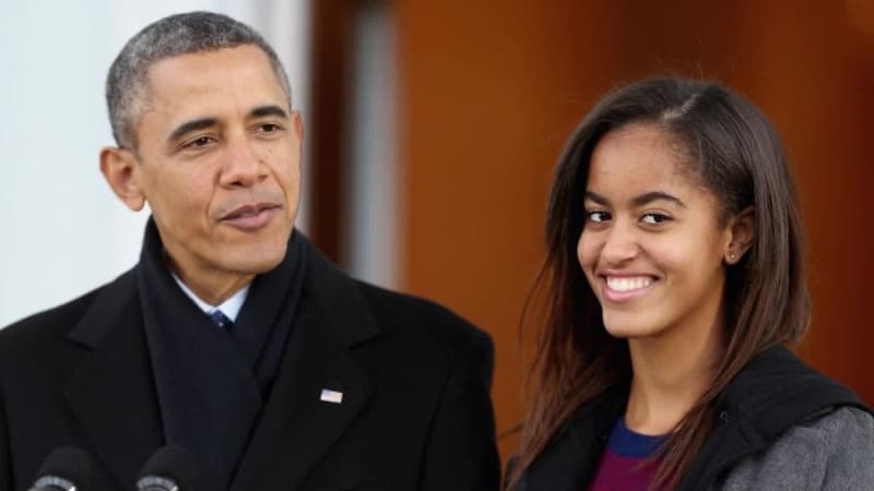 Why my daughter dropped her last name ? Barack Obama