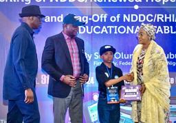 First Lady partners NDDC, launches U-Lesson Educational Tablets