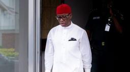 Okowa makes first public appearance after EFCC’s arrest