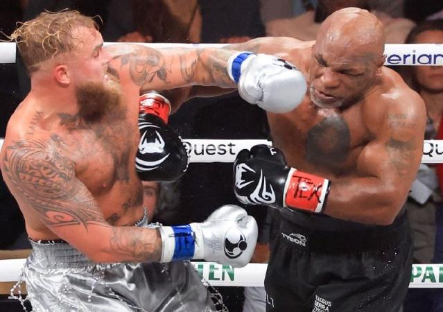 BREAKING: Mike Tyson demystified in heavyweight comeback, beaten by Youtuber Jake Paul 