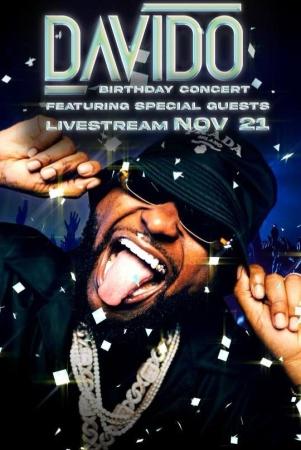 Davido to livestream star-studded birthday concert to fans worldwide