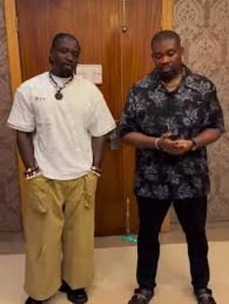 VeryDarkMan meets Don Jazzy after N100m donation to his NGO