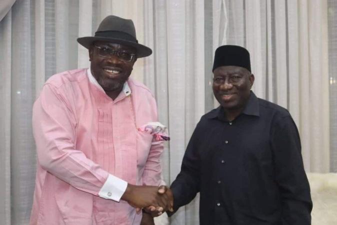 Senator Dickson celebrates Ex-President Jonathan at 67