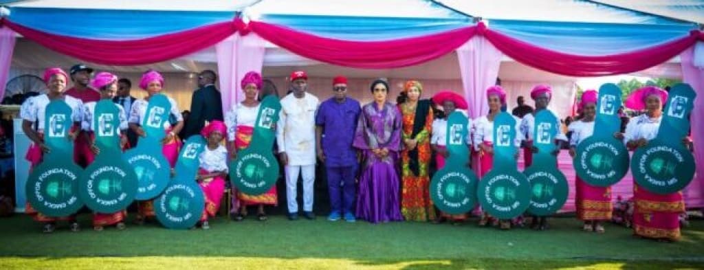 Emeka Offor’s foundation donates ten furnished houses to widows in his community