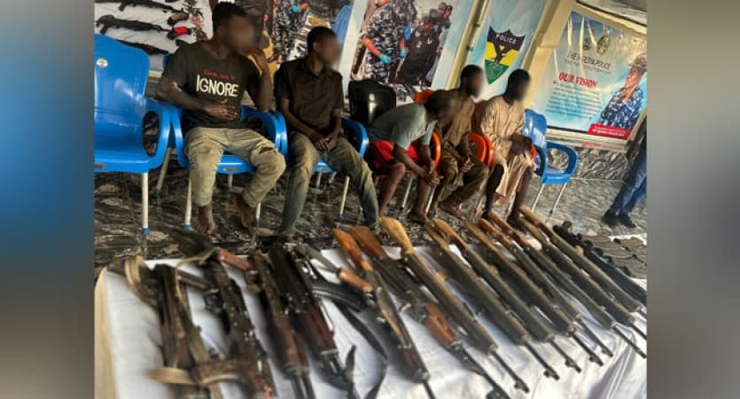 Police nab transborder arms dealers, recover 17 arms 