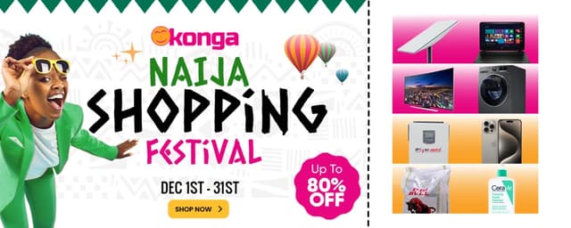 Naija Shopping Festival: Konga activates the final discount bonanza of the year