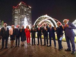 UBA heralds festive season, lights up Lagos Marina Garden