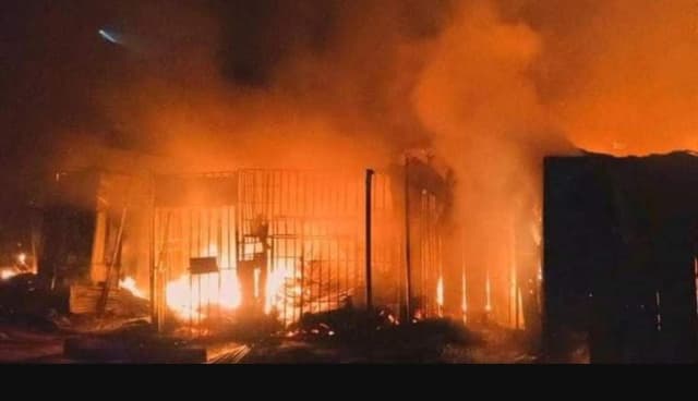 Nine-year-old playing with matches sets bungalow on fire in Kwara