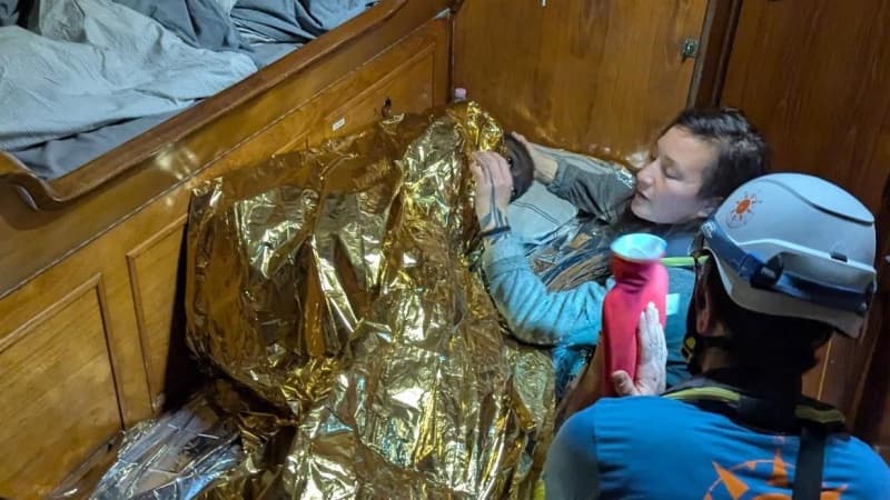 Girl, 11, rescued in Med after three days clinging to tyre tubes 