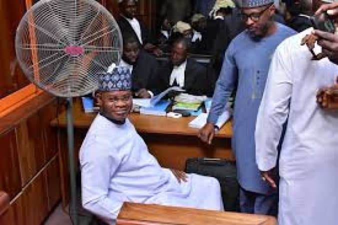 BREAKING: Court grants Yahaya Bello bail after "not guilty" plea