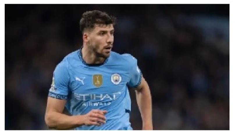 Man City’s Dias ruled out for ‘three or four weeks’