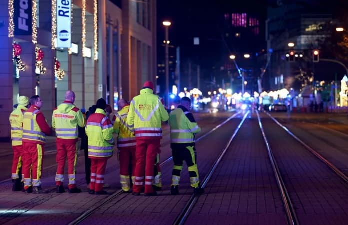 BREAKING: 2 dead and dozens injured as car plows into Christmas market in Germany