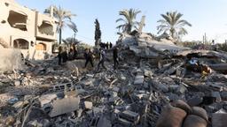 Family killed in Israeli strike in northern Gaza, as aid reaches neighborhood-cut off for 75 days