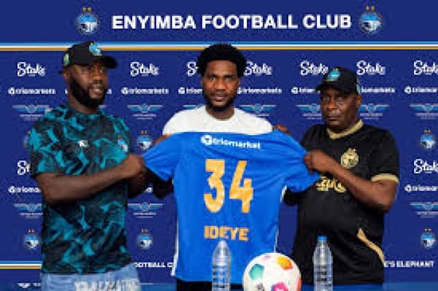 Enyimba announce signing of AFCON Winner Brown Ideye 