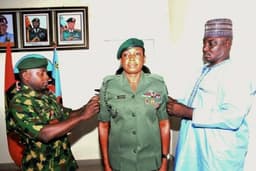 Nigerian Army decorates first female infantry corps warrant officer