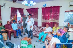 Diri, Cabinet, PDP chieftains visit late commissioner’s family, accident victims